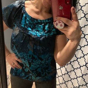 🤩3/$25–EUC Beautiful PM blouse - Apt. 9